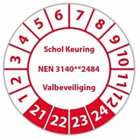 Keuring sticker schol keuringen